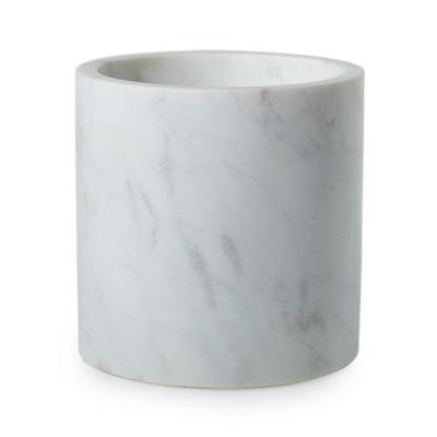 Marble Pot 6"x 6.25" White