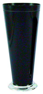 Mint Julep Vase 4.25"x 10" Black