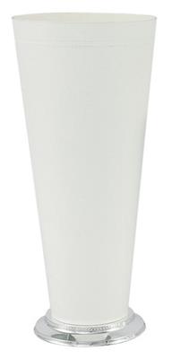 Mint Julep Vase 4.25"x 10" White