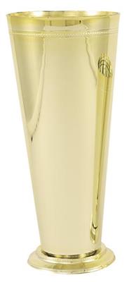 Mint Julep Vase 4.25"x 10" Gold
