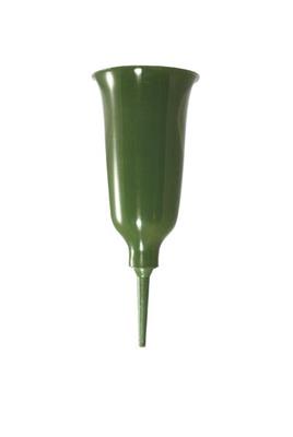 Cemetery Vase 4.5"x 7" Green