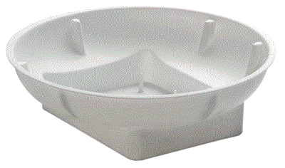 Single Design Bowl White