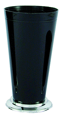 Mint Julep Vase 4"x 7.5" Black