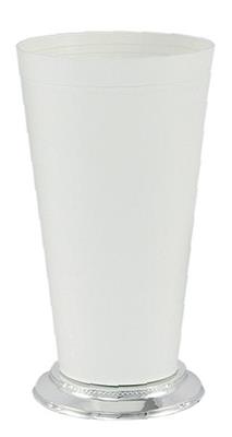 Mint Julep Vase 4"x 7.5" White