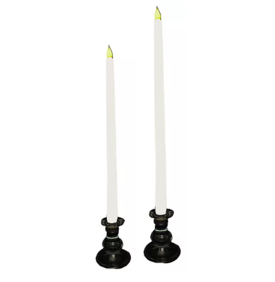 LED Taper Candle 11" @2 Whi