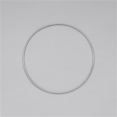 Wire Ring 12" Silver