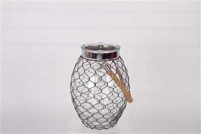 Wire Candleholder 6"x 8.5"