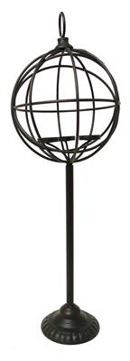 Sphere Lantern Tall 31" Black