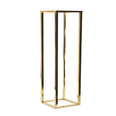 Shiny Metal Stand 10"x 32" Gold
