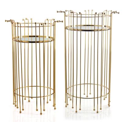 Cage Mirror Stand 14"x 22" Gold