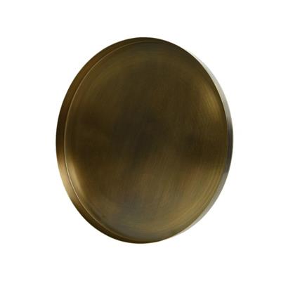 Plate 9.85" Iron Gold