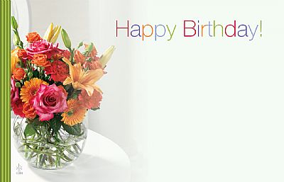 Birthday/Mix Flwer Vase @50