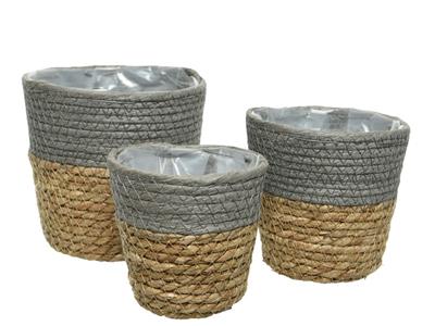 Water Basket Pet. Lg. Gray