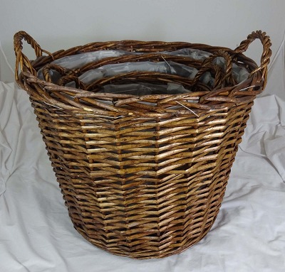 Willow Planter SM Brown