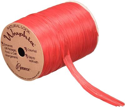 1/4" Wraphia 100y Imperial Red