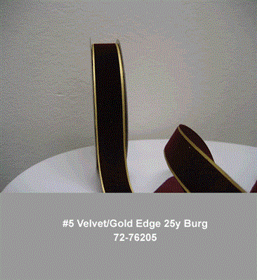 #5 Velvet/Gold Edge 25y Burg