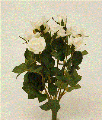Natural Rose Stem 24" Red