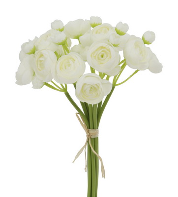 Ranunculus Bundle 11" White