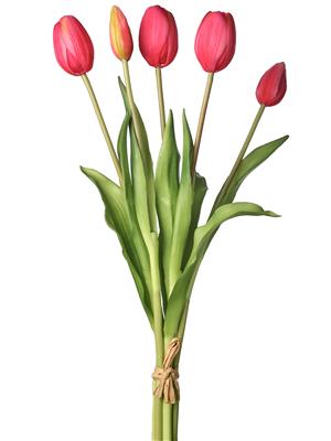 Tulip Bundle 15.25" Hot Pink