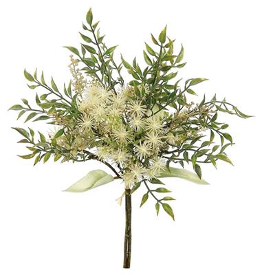 Ruscus Foliage/Seeds Bndle 15" Crm/Grn