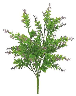 Tea Leaf & Seed Bush 18" Lav/Grn