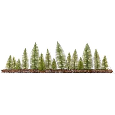 Tablepiece w/MicroLED Trees 39.5" 60L- Timer