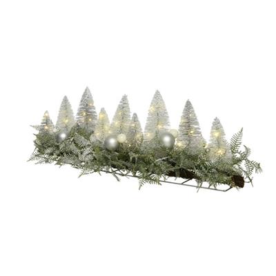 Tablepiece w/MicroLED Trees 35" 60L