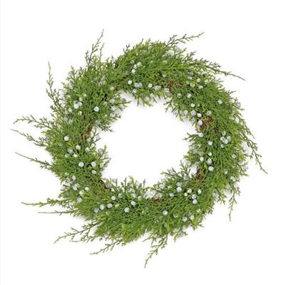 Seeding Juniper Wreath 6.5" Gree