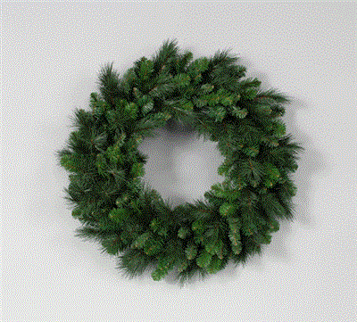 Evergreen Double Wreath 72"