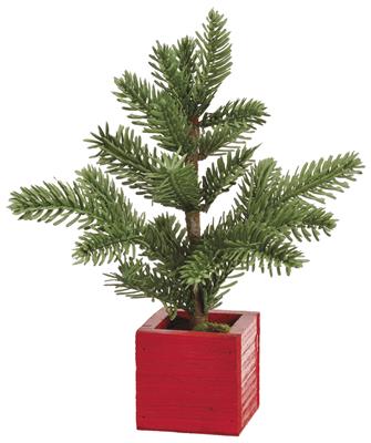 Mini Pine Tree 13" Grn