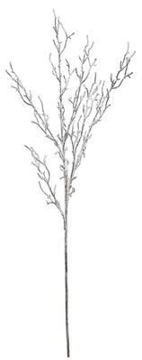 Snowy Twig Branch 48" White