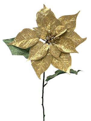 Reflections Poinsettia 25" Gold
