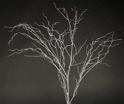 Metallic Twig Branch 51" Silver
