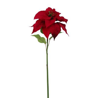 24" Poinsettia XMAS Red