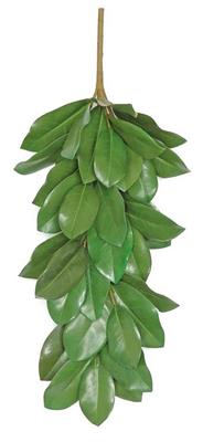 Magnolia Leaf Swag 31" Green
