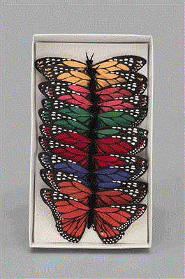 Butterfly 5" Tropical Asst @12