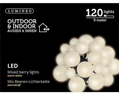 LED Mixed Berry 29.5' 120L Bl/W.White