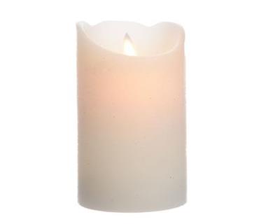 LED Wax Candle 5" White