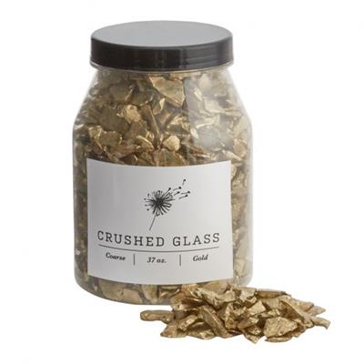 Crushed Glass 37oz. Course Gold