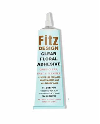 Fitz Clear Floral Adhesive Tube