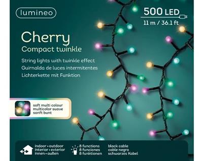 LED Cherry Compact 500L 36.1' Bk/Multi