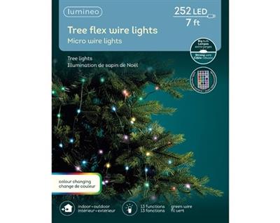 Micro Flex LED Tree Lights 252 Multi
