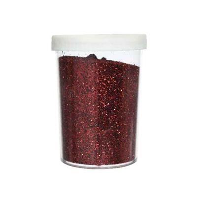 Glitter Powder Jar Red