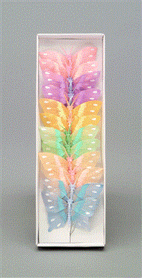 Feather Butterfly 2"H @12
