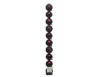 Shatterproof Ball 60mm x10 Roy Purple Ast
