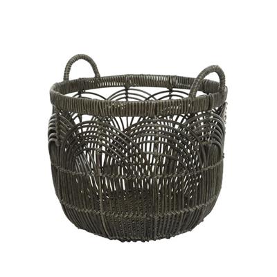 Gray Plastic Basket Med.