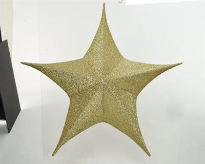 Fabric Star 31.5" Gold