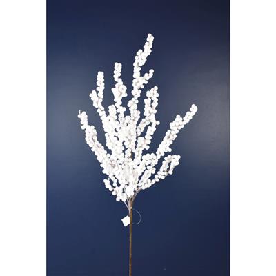 Frosted Dewberry Spray 32" Whi