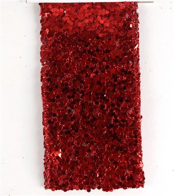 #40W Sequin Mesh 10yd Red