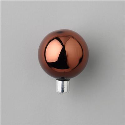 Glass Balls 80mm @12 Chocolate
